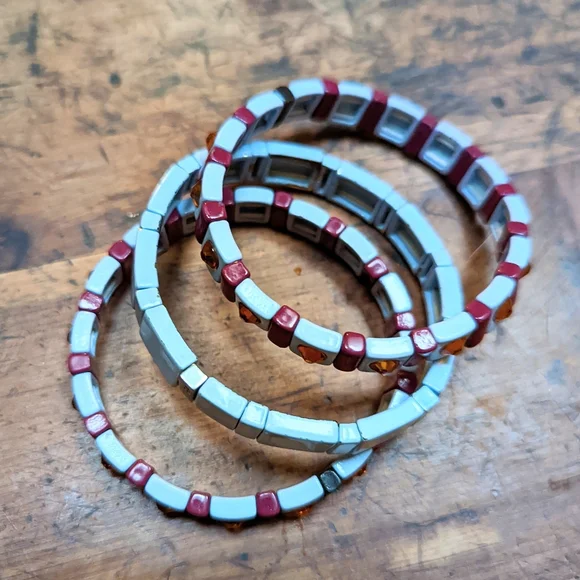 Roxanne Assoulin Enamel Bracelet (set of 3) $210 - Picture 2 of 7